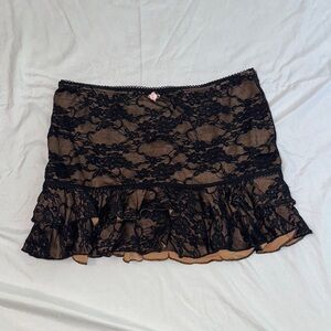 Black Lace Skirt